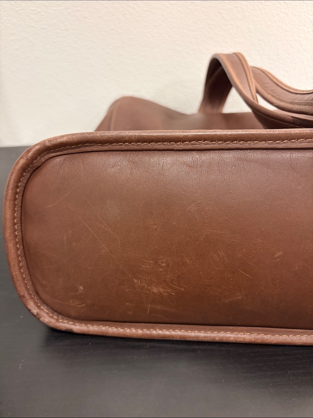Coach Vintage Brown Leather Tote - Picture 7 of 13
